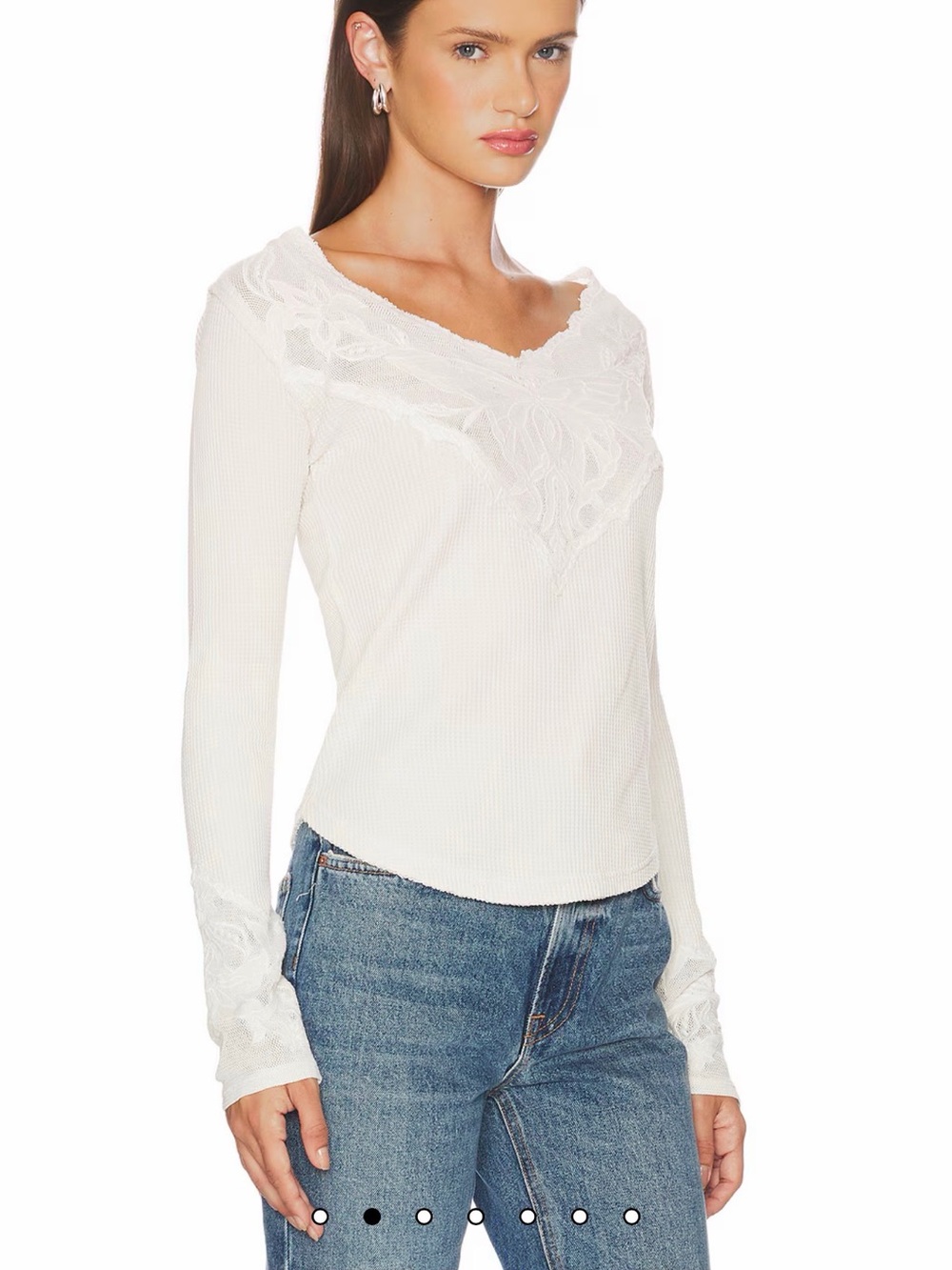 Free People Butterfly Cuff Top - Picture 2 of 10